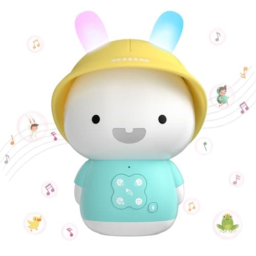 alilo Bunny Kids Music Player (Stories, Rhymes, Nightlight, Bluetooth, Recorder)
