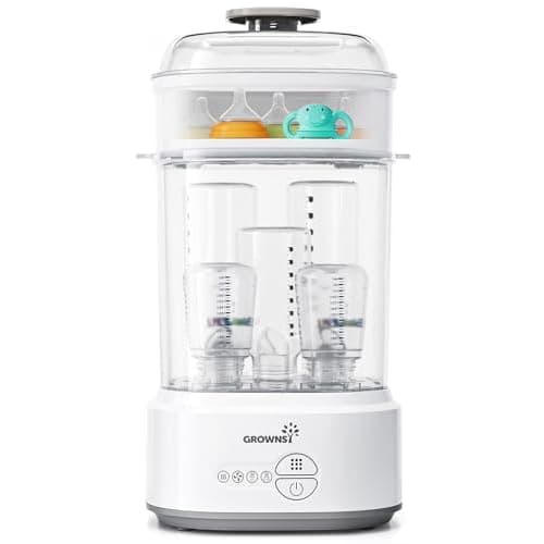 GROWNSY Bottle Sterilizer & Dryer (Compact Electric Steam)